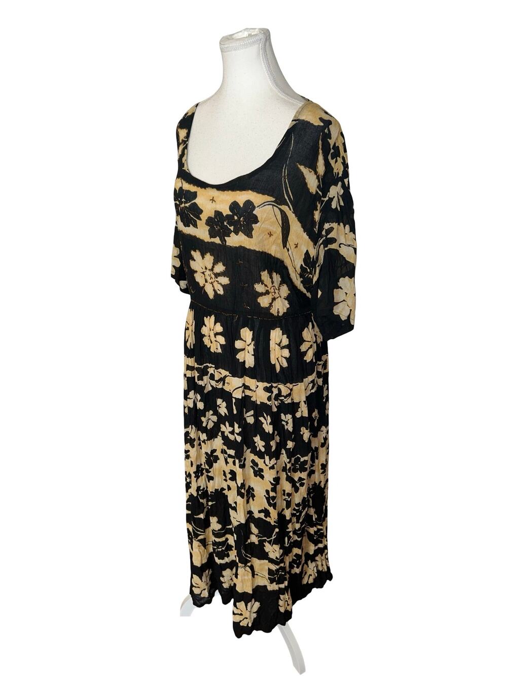 Vintage Y2K MPH Embroidered Rayon Maxi